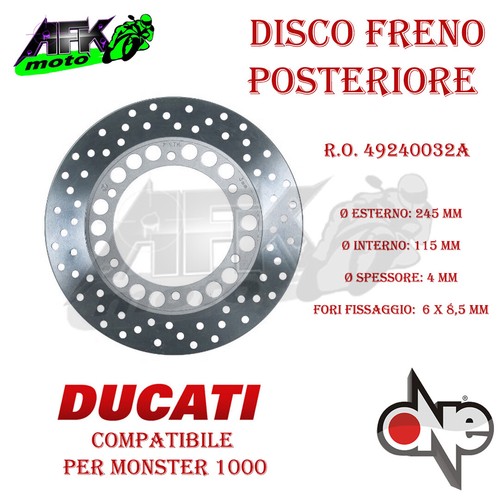 Disco freno posteriore - disco,