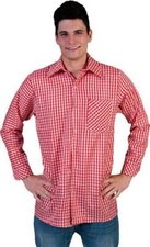 Camicia cowboy a quadretti rossi per travestimento country