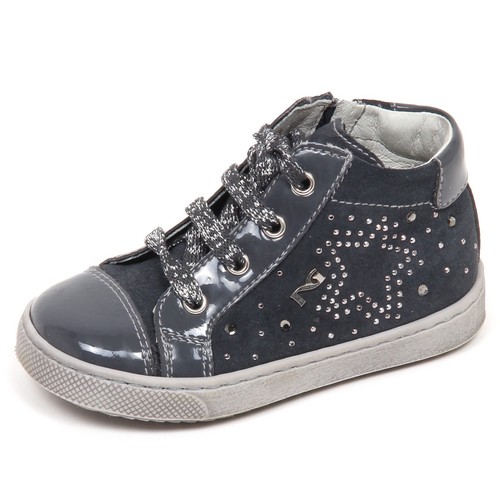 E2074 sneaker bimba blu grey - e2074,