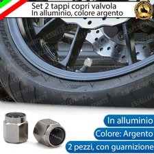 SET 2 TAPPI COPRI VALVOLA COPRIVALVOLA HONDA S WING 125 IN ALLUMINIO