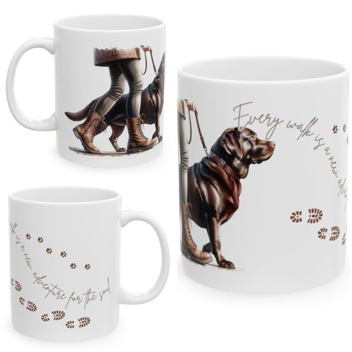 Tazza labrador cioccolato