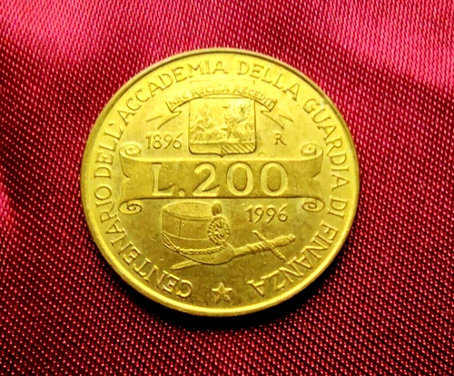 Moneta 200 lire 1996 - moneta,