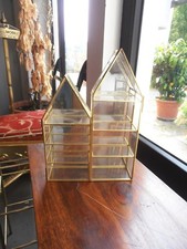 Nice Vintage Glass & Brass