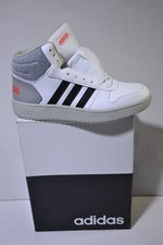 Scarpe Adidas Hoops Mid bianche, alte , modello sportivo calzatura comoda 2.0K