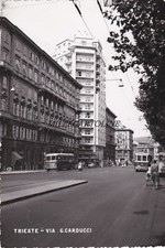 TRIESTE: Via Carducci - filobus