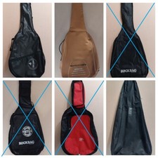 Custodie varie per chiarra e basso (dimensioni in descrizione)