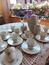 Servizio Caffè×10 Porcellana Bavaria Vintage Johann Haviland