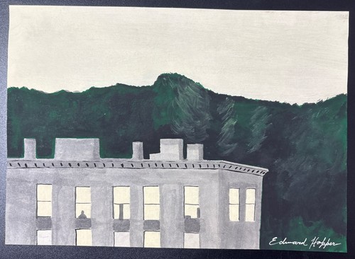 Edward hopper disegno - hopper, su