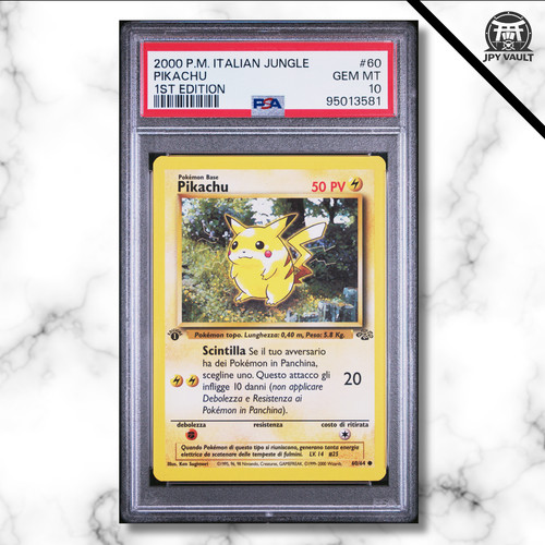 Pokemon card italian pikachu - card,