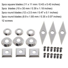 Set inserti frese in metallo