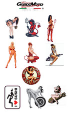 ADESIVI PINUP AUTO MOTO VESPA