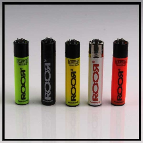 Set accendini clipper - 5, roor