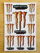 Monster Energy Trasparenti Particolari Graffio Moto Skateboard Quad Motard Pista