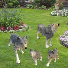 Realistico Lupo di Plastica