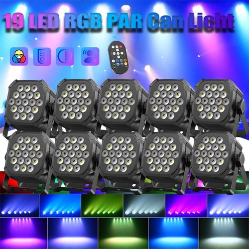 10x 100w led par faretto - 10x, rgb