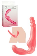 Fallo anale in silicone strap on doppio dildo plug vaginale indossabile morbido