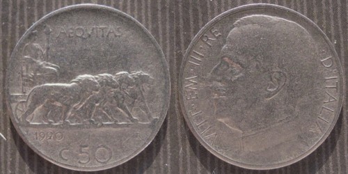 Italy centesimi 1920 - #,