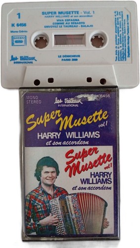 Audio super musette vol - k7,
