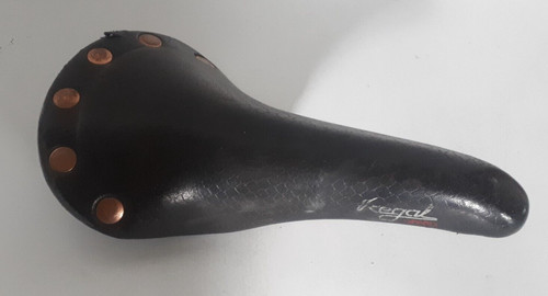Selle vélo cuir vintage - , san