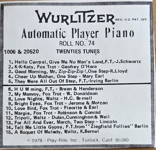 Wurlitzer lettore automatico