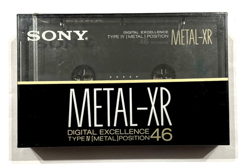 Sony metal audiocassetta - sony,