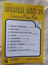 MUSICAL ANNI 60 - LISCIO E PIANO BAR - 1° FASCICOLO - 9 SPARTITI AA.VV. (1993)