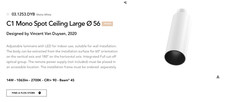 Flos C1 Mono Spot Soffitto