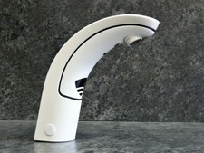 Rubinetto lavabo Hansa Cobra bianco, elettronica, funzionamento a rete, 0941210082  