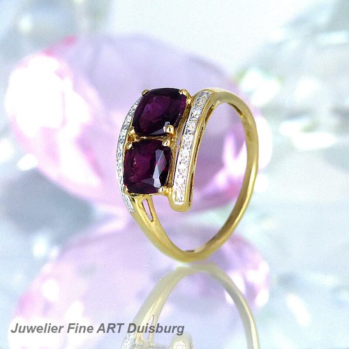 Anello 585 oro - oro, con