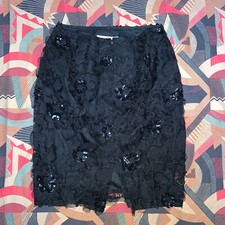 BELLISSIMA GONNA New York INDUSTRIE TAGLIA 42 DONNA ITALIANA THULLE NERO E RASO