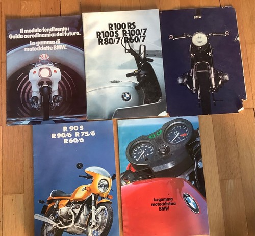 Depliant moto bmw vintage - bmw,