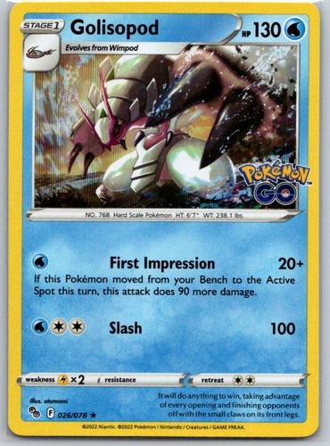 Golisopod 026 078 holo raro - holo,