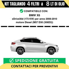 Tagliando per BMW X6 xDrive30d