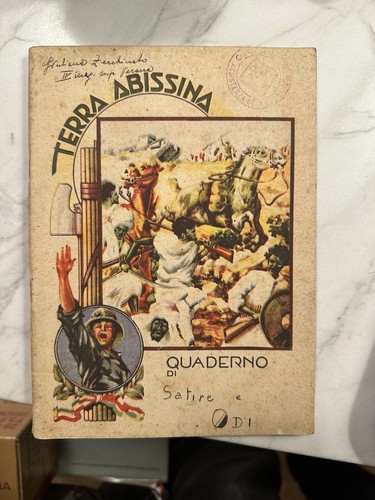 Quaderno epoca fascista - d’epoca,