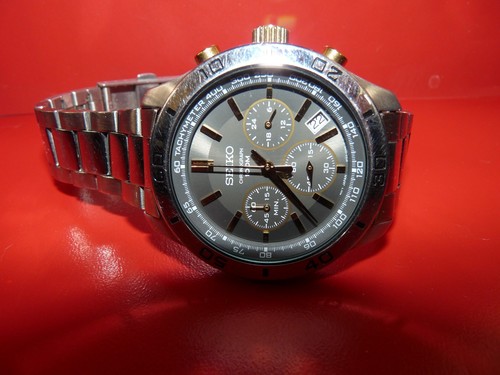 Seiko chronograph 100m - chronograph, quartz