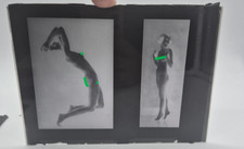 Fotografia foto su   Lastra Di Vetro  Nudo  Donna posa plastica  Anni 20