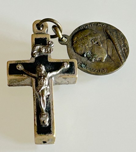 Croce reliquiario vintage