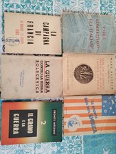 Lotto 6 libri GUF Ventennio Campagna di Francia, Guerra Russia, Guerra Grano