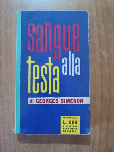 Georges simenon sangue alla - georges,