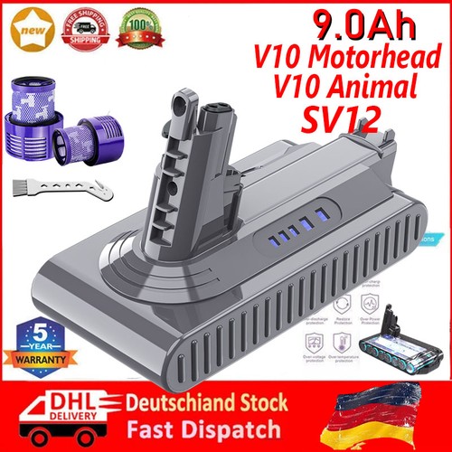 0ah per dyson v10 sv12 - 9.0ah, 25.2v