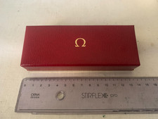 OMEGA scatola originale pelle rossa anni 60/70 ref  MR6-286