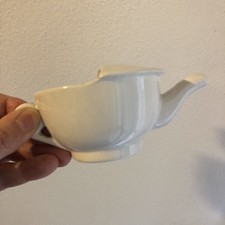 ceramica laveno vintage, tazza da puerpera o da allettato. Qualche segno del tem
