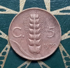 ($)    5 Centesimi 1930 (Spiga