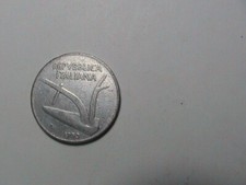 RARA MONETA DA LIRE DIECI REPUBLICA ITALIANA DEL 1953
