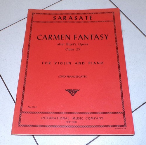 Spartito carmen fantasy after - spartito,
