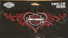 Harley Davidson Emblem Patch Studded Love Motorcycle Sew On Biker