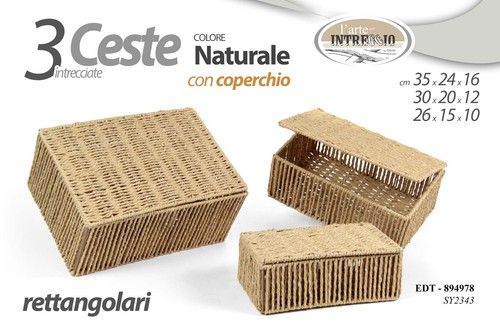 Cestini rettangolare - cestini,