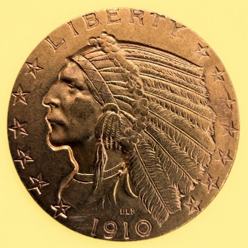 Usa dollari 1910 testa - 5, di