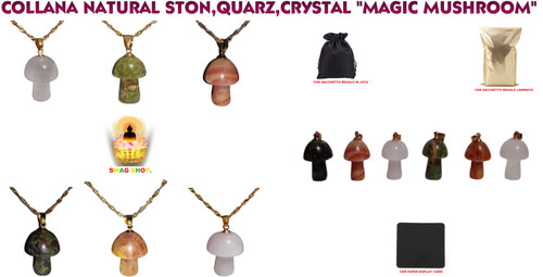 Collana natural stone ciondolo - stone,