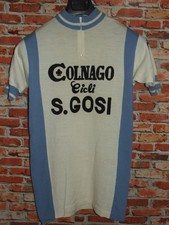 EROICA COLNAGO MAGLIA SHIRT MAILLOT BICI CICLISMO VINTAGE 70'S 80% LANA